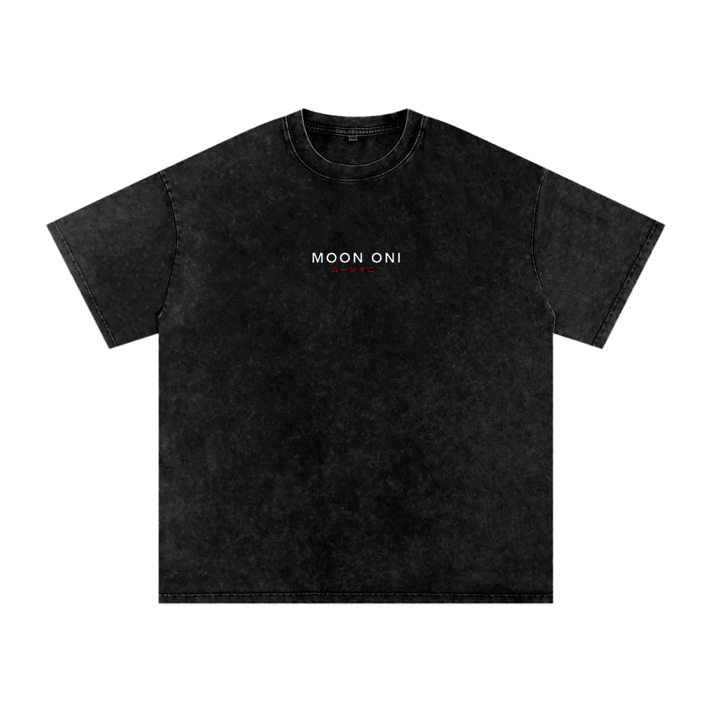 Moon Oni Shadow Division Washed Oversized Tee