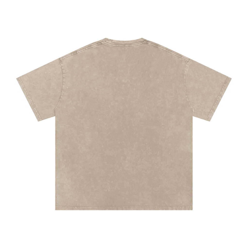 Fractured Hollow — Stone-Washed Oversized Tee