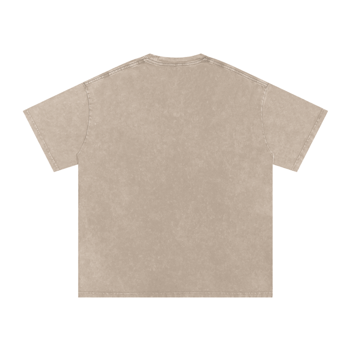 Fractured Hollow — Stone-Washed Oversized Tee