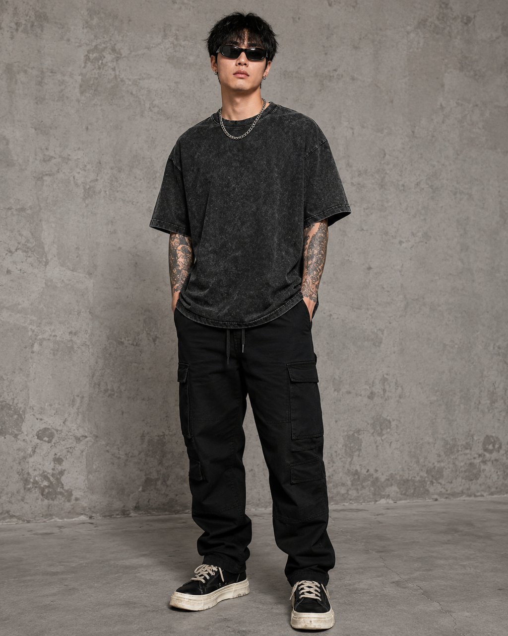 Oni Strike Washed Oversized Tee