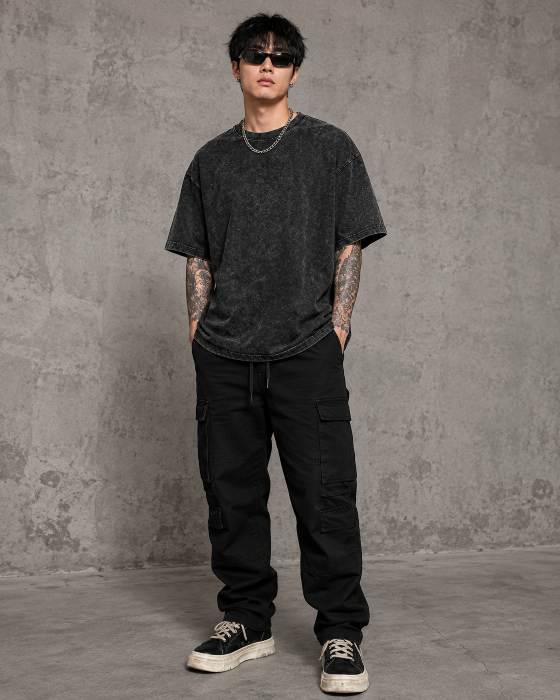 Oni Strike Washed Oversized Tee