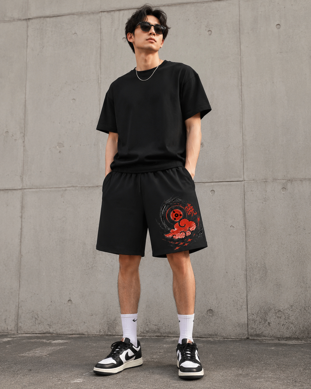 Crimson Eclipse Performance Shorts