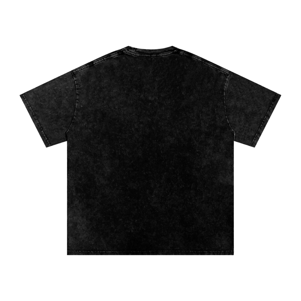 The Struggler — Snow-Washed Oversized Graphic Tee